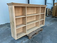 Eiken bovenkast / buffetkast 135x240x40cm - afbeelding 3 van  5