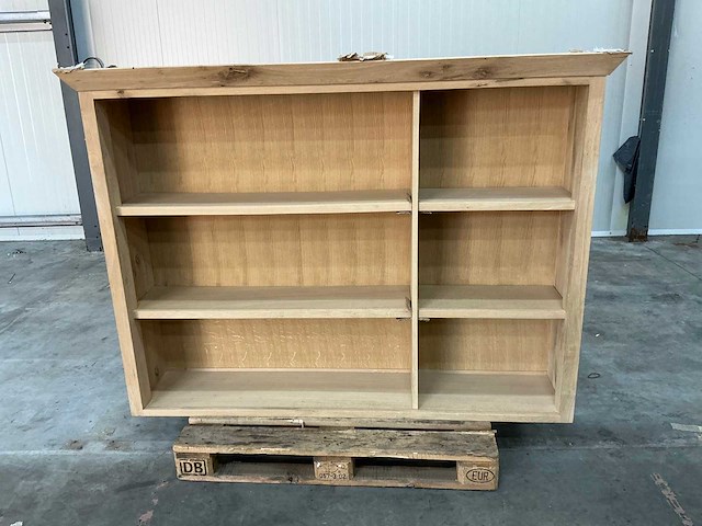 Eiken bovenkast buffetkast 186x135x40cm - afbeelding 2 van  5