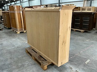 Eiken bovenkast buffetkast 186x135x40cm - afbeelding 4 van  5