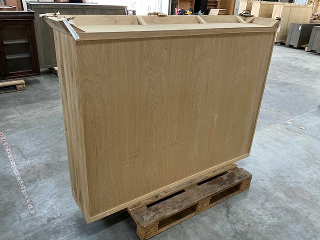 Eiken bovenkast buffetkast 186x135x40cm - afbeelding 5 van  5