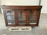 Eiken bovenkast coloniaal 112x190,5x42,5cm - afbeelding 2 van  5