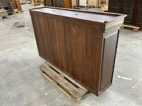Eiken bovenkast coloniaal 112x190,5x42,5cm - afbeelding 4 van  5