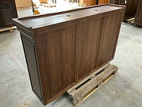 Eiken bovenkast coloniaal 112x190,5x42,5cm - afbeelding 5 van  5