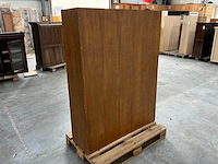 Eiken bovenkast / displaykast 156x120,5x36cm - afbeelding 5 van  5