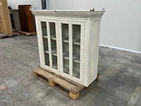 Eiken bovenkast of displaykast 120,5x132x40cm - afbeelding 1 van  6