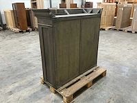 Eiken bovenkast, opbergkast 124,5x130x42,5cm - afbeelding 5 van  6