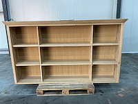 Eiken buffetkast bovendeel 135x241x40,5cm - afbeelding 2 van  5