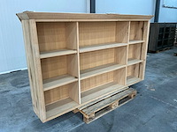 Eiken buffetkast bovendeel 135x241x40,5cm - afbeelding 3 van  5