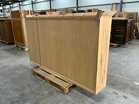 Eiken buffetkast bovendeel 135x241x40,5cm - afbeelding 4 van  5