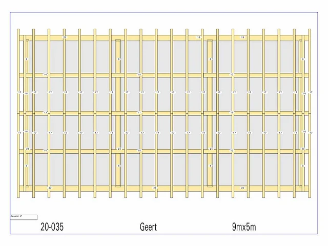 Eiken carport 5x9m - afbeelding 12 van  17