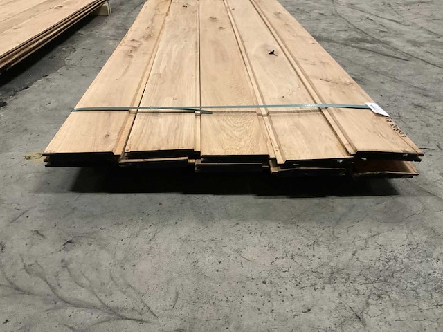 Eiken dakbeschot 20x140 mm (10x) - afbeelding 2 van  4