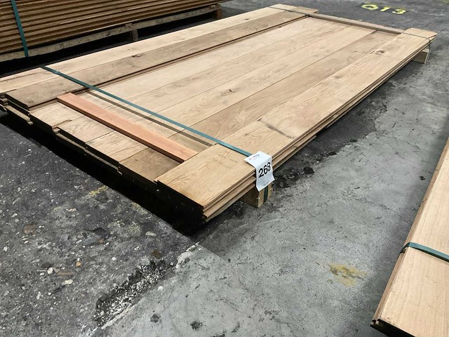 Eiken dakbeschot 20x140 mm (17x) - afbeelding 1 van  6