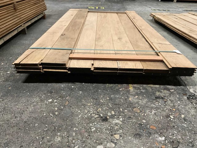 Eiken dakbeschot 20x140 mm (17x) - afbeelding 2 van  6