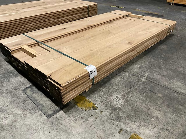 Eiken dakbeschot 20x140 mm (45x) - afbeelding 1 van  6