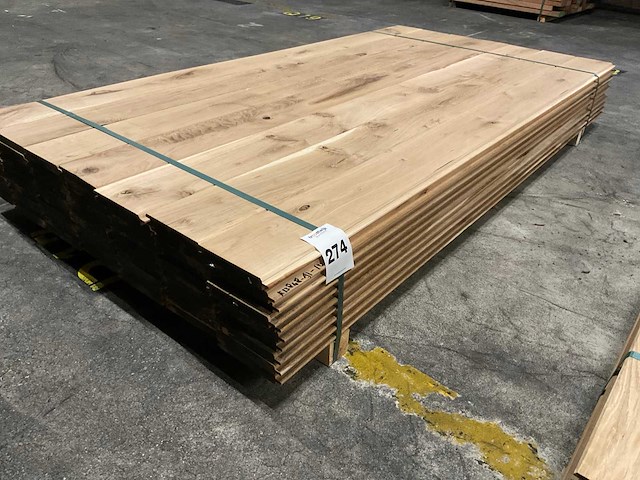 Eiken dakbeschot 20x140 mm (70x) - afbeelding 1 van  6