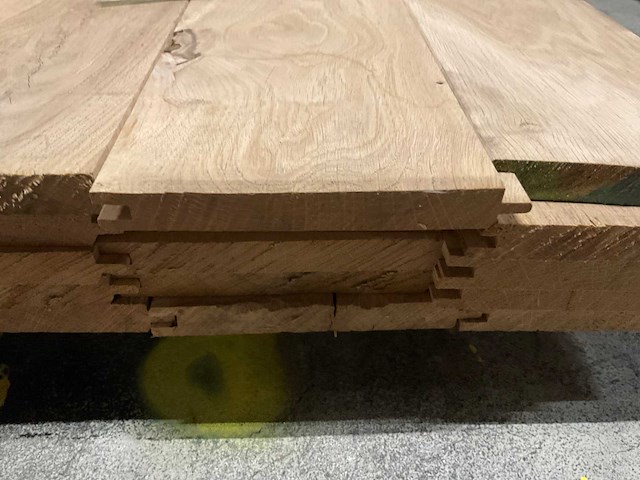 Eiken dakbeschot 20x160 mm (25x) - afbeelding 4 van  4