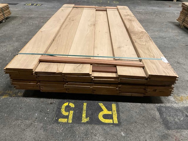 Eiken dakbeschot 20x160 mm (39x) - afbeelding 2 van  6