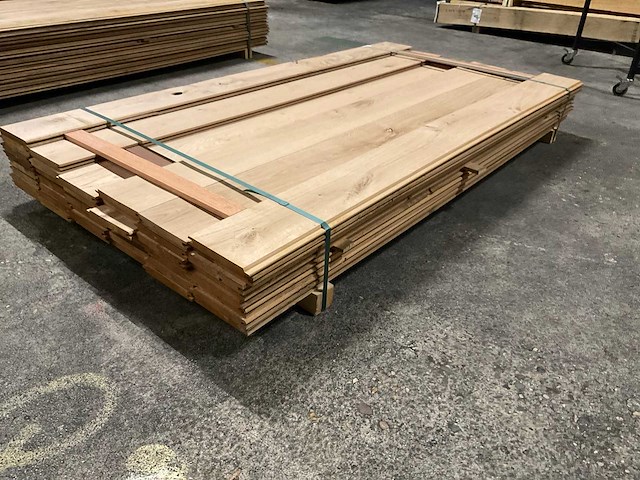 Eiken dakbeschot 20x160 mm (39x) - afbeelding 3 van  6