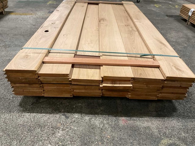 Eiken dakbeschot 20x160 mm (39x) - afbeelding 4 van  6