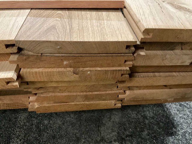 Eiken dakbeschot 20x160 mm (39x) - afbeelding 6 van  6