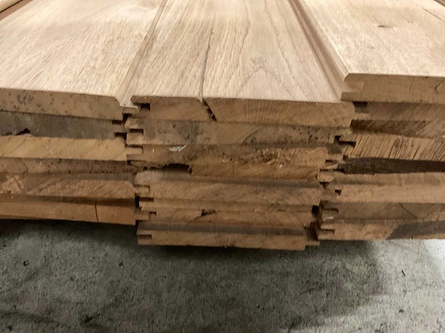 Eiken dakbeschot 20x160 mm (43x) - afbeelding 6 van  6