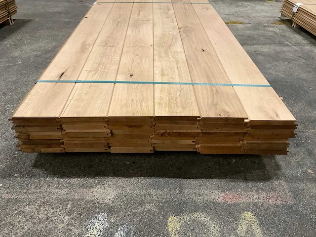 Eiken dakbeschot 20x160 mm (48x) - afbeelding 3 van  4