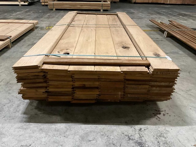 Eiken dakbeschot 20x160 mm (74x) - afbeelding 2 van  6