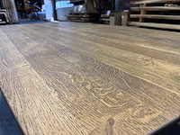 Eiken deens ovaal eetkamertafel 220 cm - afbeelding 2 van  5