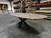 Eiken deens ovaal tafel 260 cm - afbeelding 3 van  3