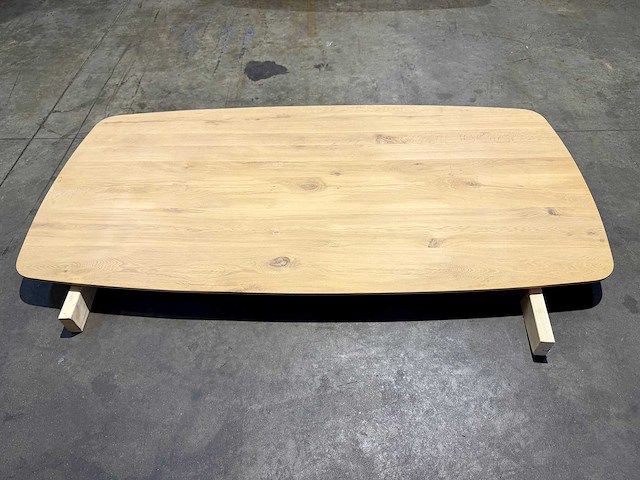 Eiken deens ovaal tafelblad 220 cm. - afbeelding 3 van  3