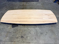 Eiken deens ovaal tafelblad 240 cm. - afbeelding 1 van  3
