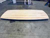Eiken deens ovaal tafelblad 240 cm. - afbeelding 3 van  3