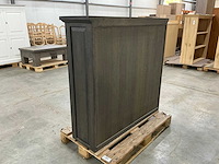 Eiken displaykast 120,5x125x38,5cm - afbeelding 3 van  3