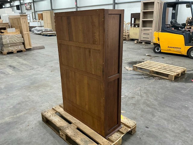 Eiken displaykast 143x88,5x30,5cm - afbeelding 4 van  6