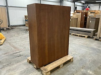 Eiken displaykast of bovenkast 162,5x121,5x47cm - afbeelding 1 van  1