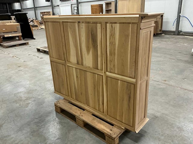 Eiken dressoir 131,5x174x37,5cm - afbeelding 4 van  6