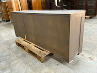 Eiken dressoir kast 78x205x44cm - afbeelding 4 van  7