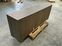Eiken dressoir kast 78x205x44cm - afbeelding 5 van  7