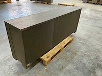 Eiken dressoir kast 78x205x44cm - afbeelding 5 van  5
