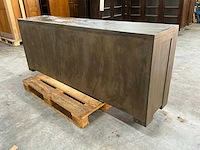 Eiken dressoir kast 78x205x44cm - afbeelding 5 van  7