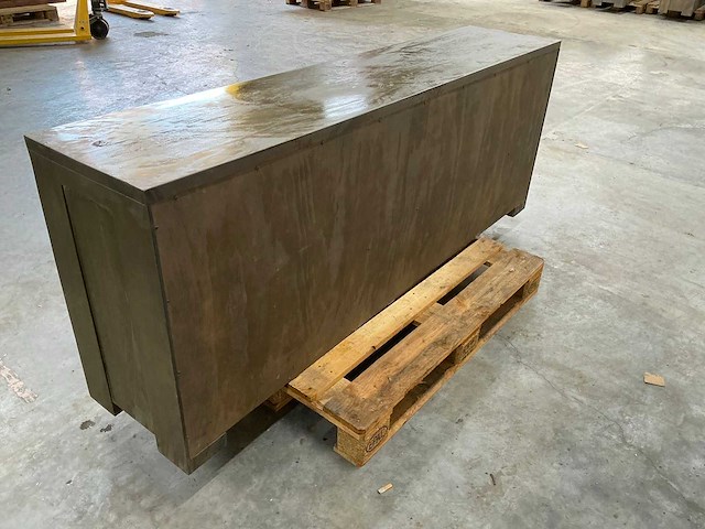 Eiken dressoir kast 78x205x44cm - afbeelding 6 van  7