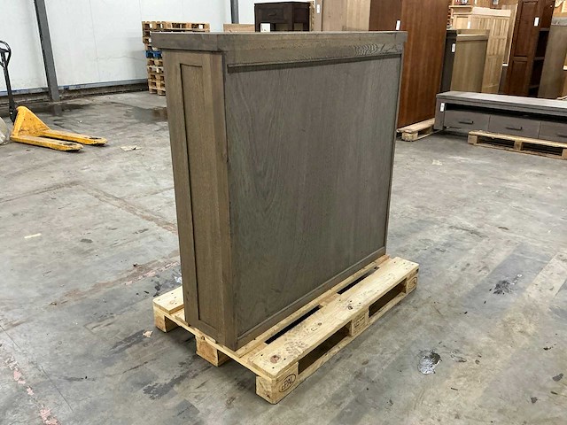 Eiken dressoir of opzetkast 120,5x124,5x35,5cm - afbeelding 5 van  6