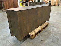 Eiken dressoirkast 78x205x43,5cm - afbeelding 5 van  7