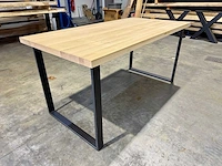 Eiken eetkamertafel 160 cm