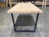 Eiken eetkamertafel 160 cm - afbeelding 5 van  5
