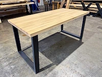 Eiken eetkamertafel 160 cm