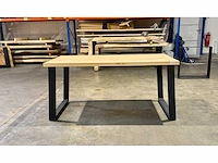 Eiken eetkamertafel 160 cm - afbeelding 3 van  4