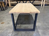 Eiken eetkamertafel 160 cm - afbeelding 4 van  4