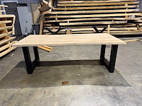 Eiken eetkamertafel 220 cm - afbeelding 2 van  4