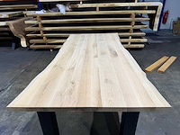 Eiken eetkamertafel 220 cm - afbeelding 4 van  4